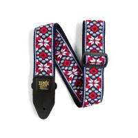 Ernie Ball 4639 жаккардовый ремень с рисунком Taos Fire Red