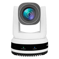 AVCLINK P420-W Видеокамера PTZ. Разрешение: 4K@60Гц. Матрица SONY 1/1.8'', CMOS, 8.42 Мп. Зум: 20x / 16x. Лицензия NDI HX2. AI tracking (функция автоматического наведения при помощи ИИ). Цвет белый.