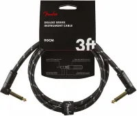 FENDER DELUXE 5' INST CBL BTWD инструментальный кабель, черный твид, 5' (1,52 м)