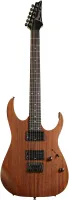 IBANEZ RG421-MOL - электрогитара, цвет натуральный махогани, фурнитура черный хром, корпус махогани , гриф на болтах, 3 сл. клен, профиль Wizard III, накладка палисандр, 24 лада джамбо, мензура 25.5', звукосниматели H-H INF, фиксированый бридж