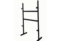 Мобильная напольная стойка [STW-04] [STW-04] для интерактивных досок от 60” до 112”, черная, многоуровневое крепление по высоте, на колесах, без крепления для проектора, с креплением для miniPC