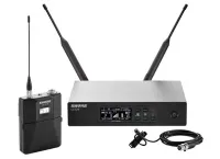 SHURE QLXD14E/150/C K51 606 - 670 MHz радиосистема с поясным передатчиком QLXD1 и петличным микрофоном MX150C (кардиоидный)