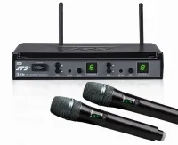 JTS E-7Du/E-7THD (690-726 МГц) Радиосистема двухканальная с двумя ручными радиомикрофонами