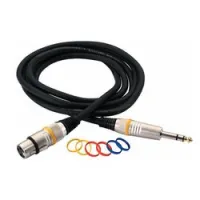 Rockcable rcl 30383 d6 f ba  кабель балансный xlr (f) - джек стерео, 3 м.