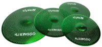 KINGDO LOW VOLUME SET 14"+16"+20" GREEN - комплект тарелок, специальный сплав, medium, звучание тихое