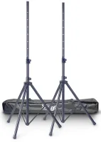 STAGG SPS10-AL BK SET - 2 алюминиевых стойки под акустические системы с черным нейлоновым чехлом