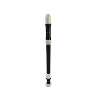 Smart SR-88G Блок-флейта сопрано, пластик, немецкая система, шомпол для чистки, цвет черный/бежевый