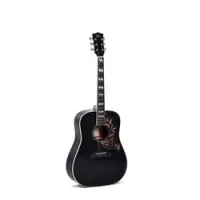 Sigma guitars dm-sg5  электроакустическая гитара с чехлом, верхняя дека массив ситхинской ели
