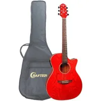 Гитара электроакустическая шестиструнная CRAFTER JTE 100CEQ TR  Чехол