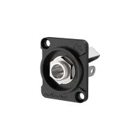 ROXTONE RJ3FD-2-B Разъем панельный  jack мама 1/4", размер 25,8х30,8х32,4мм, Цвет: Цвет: черный.