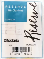 DCR0220 Reserve Трости для кларнета Bb, размер 2.0, 2шт., Rico