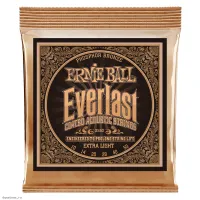 ERNIE BALL 2550 Everlast Coated Phosphor Bronze Extra Light 10-50 - Струны для акустической гитары