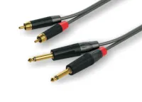 ROXTONE GPTC200/3 Аудиокабель , (2 x RCA - 2 x 6,3 mono Jack), 3м