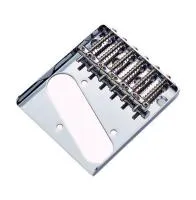 TLB002-CR струнодержатель фиксированный "Tele Vintage", рамка под сингл, 6 стальных седел, хром, межструнное расстояние 10,8 мм, Donlis