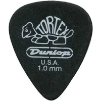 Dunlop 488R1.0 медиаторы Tortex Pitch Black , цена за 1 шт