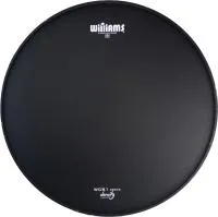 WILLIAMS WCB1-10MIL-18BD - однослойный пластик, 18", с напылением, чёрный, для бас-барабана