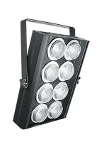 DTS FLASH 10000 8xPAR36, black (дисконт) Светильник заливающего света, 5200 Вт, 8 ламп PAR36 120V/650W, черный корпус. Лампочки подключаются попарно.