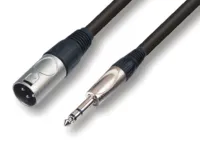 ROXTONE MXJ240/10 Кабель микрофонный, D:6mm, 2x0,22mm2, XLR 3P - 6,3mm stereo Jack, 10м