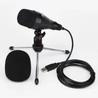 FREEBOSS CM-03 Микрофон конденсаторный USB, кардиоида, 20-16000Гц, -38dBV @ 1Pa Кабель USB, длина 3 метра