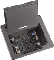 Crestron FT-600-B, настольный лючок, цвет черный