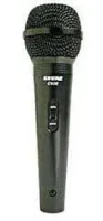 SHURE C608-N микрофон динамический вокально-речевой с выключателем и кабелем 4,5м (XLR-1/4"), черный