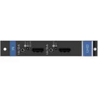 Kramer UHDA-IN2-F16/STANDALONE- Плата c 2 входами UHD HDMI 4K и эмбеддированием, деэмбеддированием аналогового стереоаудио на 3,5-мм разъемах
