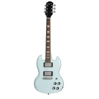 EPIPHONE Power Players SG Ice Blue электрогитара 7/8 с чехлом, цвет голубой