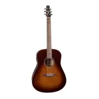 Seagull s6 original burnt umber presys ii  электроакустическая гитара dreadnought, цвет санбёрст
