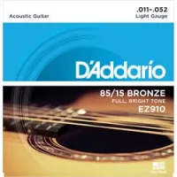 D`addario ez-910  струны для акустической гитары, бронза 85/15, light 11-52