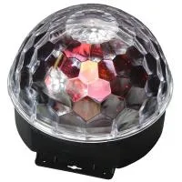 Led Star Disco Ball Эффект светодиодный "кристальный магический шар", 6х1Вт RGBAWP