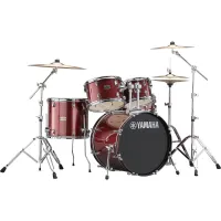 Yamaha RDP2F5 (Burgundy Glitter) - ударн. установка , бочка 22", томы 10",12",16", мал.14"х5,5", бордо