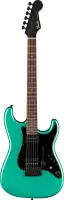 FENDER BOXER SERIES STRAT HH SHM электрогитара, цвет - зеленый металлик, чехол в комплекте