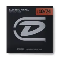 Dunlop den1074 electric nickel performance+  струны для 8- струнной электрогитары никель 10-74