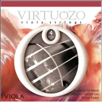 VIRTUOZO 00345 VIOLA НАБОР 4 СТРУНЫ для Альта, Хромсталь плосковитые, ADGС, опт 5 наб