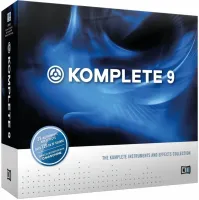 NATIVE INSTRUMENTS KOMPLETE 9 - Пакет пограмм Komplete 9, KONTAKT 5, REAKTOR 5.8, 7 Software Sythesizers, 7 Studio Effects, 4 Drum and Percussion, 3 Guitar and Bass, 10 Pianos and Strings, всего 33 инструмента и эффектов, 12000 звуков, более 120 Гб семпло