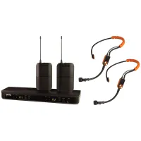 SHURE BLX188E/SM31-M17 - Двухканальная радиосистема с двумя головными микрофонами SM31