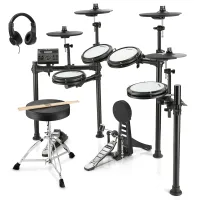 Donner Ded-200 Electric Drum Set  5 Drums 4 Cymbals