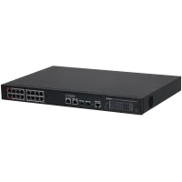 Dahua DH-S4220-16GT-190- Управляемый сетевой коммутатор, 16 портов 1G PoE, 2 порта 1G и 2 порта 1G SFP