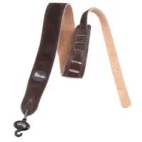 Blacksmith ls-0703 brown  ремень для гитары, замша, 55 мм, коричневый, круглые концы