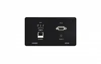 Передатчик VGA/HDMI Kramer Electronics [WP-20/EU(B)-80] , Ethernet, RS-232 и стерео аудио по витой паре HDBaseT; поддержка 4К60 4:2:0, цвет черный