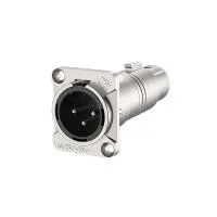 ROXTONE RA3XMFD Переходник 3-x контактного XLR папа (D-типа) на 3-х контактный XLR мама