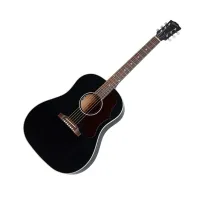 GIBSON 50s J-45 Original Ebony электроакустическая гитара, цвет черный, в комплекте кейс