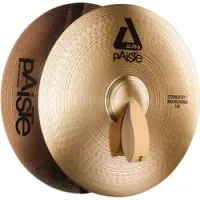 Paiste 16" alpha concert/ marching  тарелки оркестровые (пара a/ b) с ремнями и фетр. прокладками