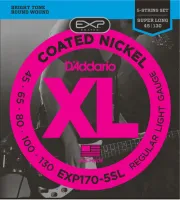 Комплект 5 струн для бас-гитары D'Addario EXP170-5SL