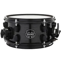 Mapex MPNMP0550BMB Барабан малый 10"*5,5", клен/тополь 7,2мм, фиттинг черный, 10 лаг, пластик Remo UX, цвет TRANSPARENT MIDNIGHT BLACK