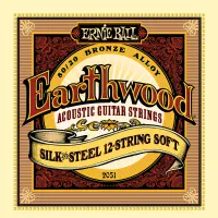 ERNIE BALL 2051 -струны для 12-струнной гитары серии Earthwood SilkandSteel, 9,9-46,26