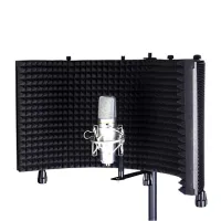 Lux Sound MA305 Экран акустический для студийного микрофона с креплением на стойку, алюминиевая рама
