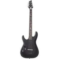 Schecter DAMIEN PLATINUM-6 L/H SBK Гитара электрическая, 6 струн; крепление грифа: вклеенный