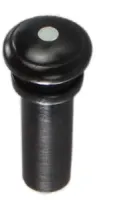 Strap pin Acura GP-E4 - Ebony acoustic guitar endpin for strap or tailpiece with mother-of-pearl inlay