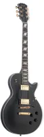 STAGG L400-BK - электрогитара, корпус Les Paul, 22 лада, корпус: ольха, гриф: клён, вклееный, накладка: палисандр, звукосниматели: 2х хамбакера, регулировки: 2х громкости, 2х тона, 3х позиционный переключатель, цвет: чёрный  цвет: черный (BK).